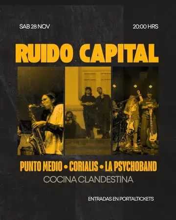 RUIDO CAPITAL EN COCINA CLANDESTINA