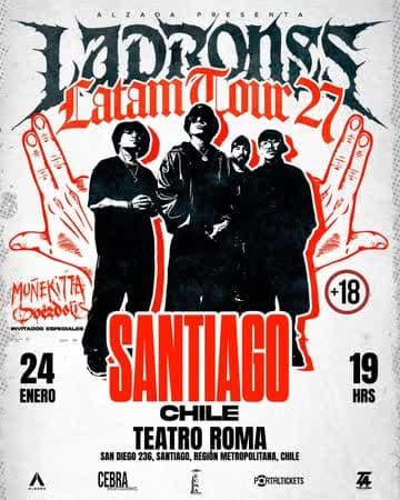 LADRONES: LATAM TOUR 27' EN TEATRO ROMA