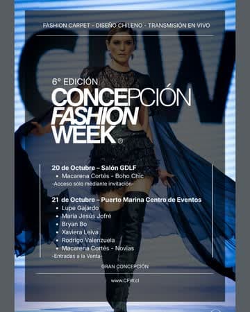 CONCEPCIÓN FASHION WEEK 2026 EN PUERTO MARINA, TALCAHUANO