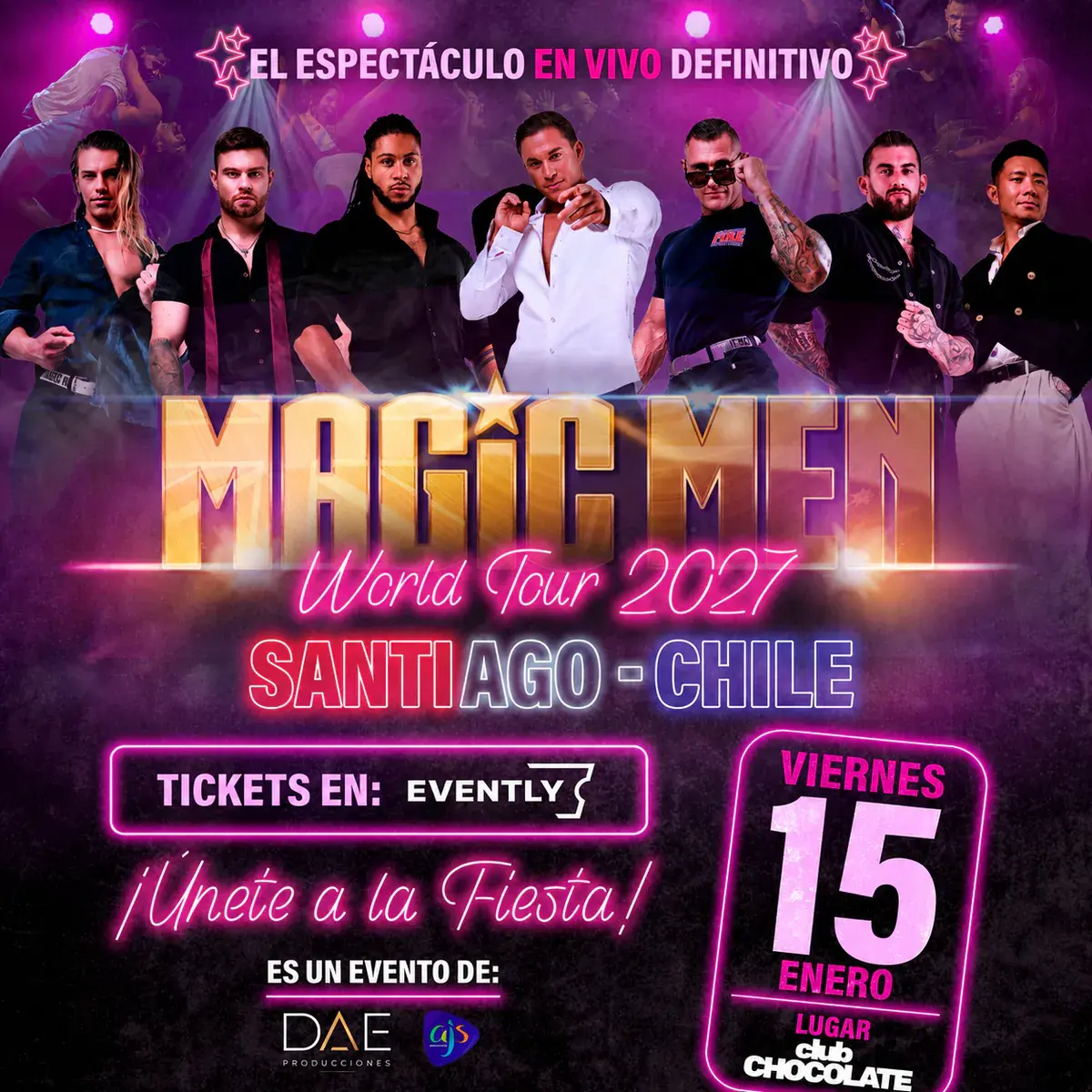 Magic Men World Tour Santiago de Chile 2027