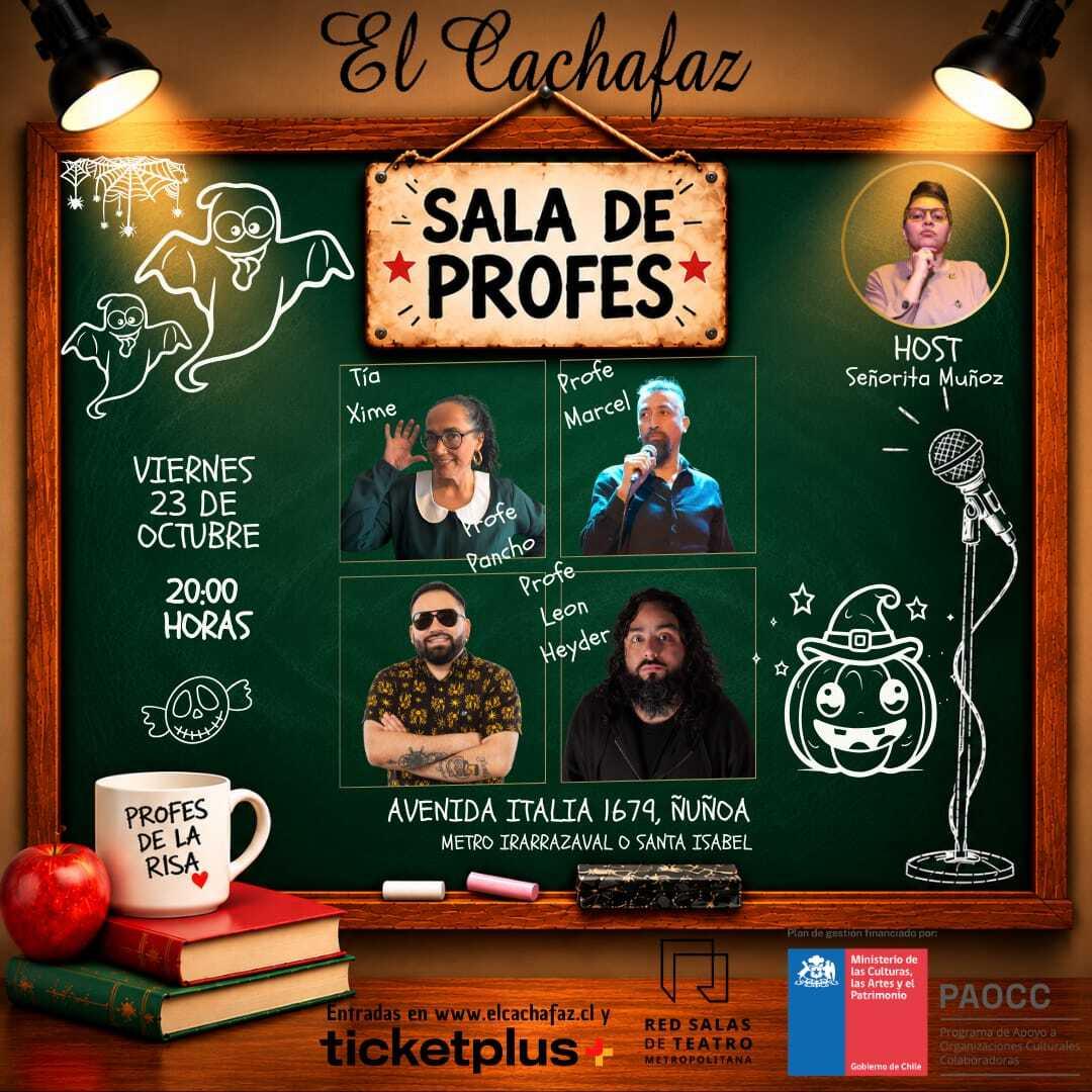 Show de stand up-Sala de Profes-Viernes 23 de Octubre 20 hrs