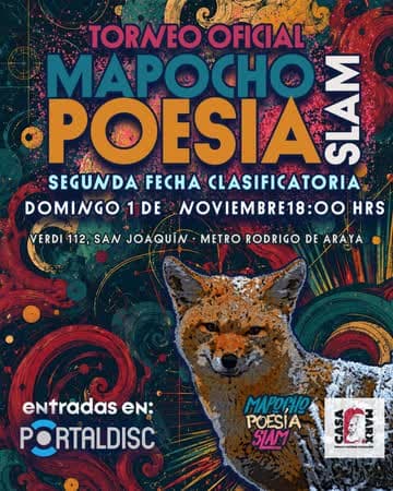 TORNEO MAPOCHO POESÍA SLAM 2026 FECHA 2 EN CASA MARX