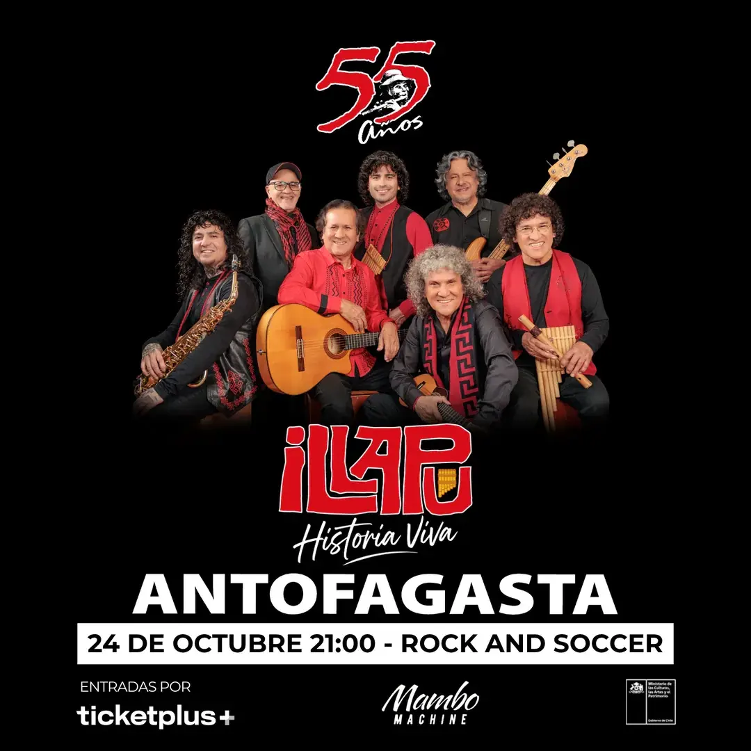 "ILLAPU - 55 ANOS" - ROCK AND SOCCER ANTOFAGASTA