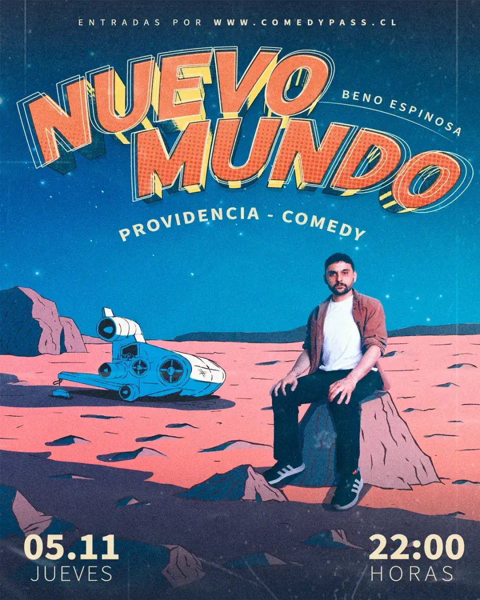 BENO ESPINOSA 5 DE NOVIEMBRE 22:00 HRS. COMEDY RESTOBAR