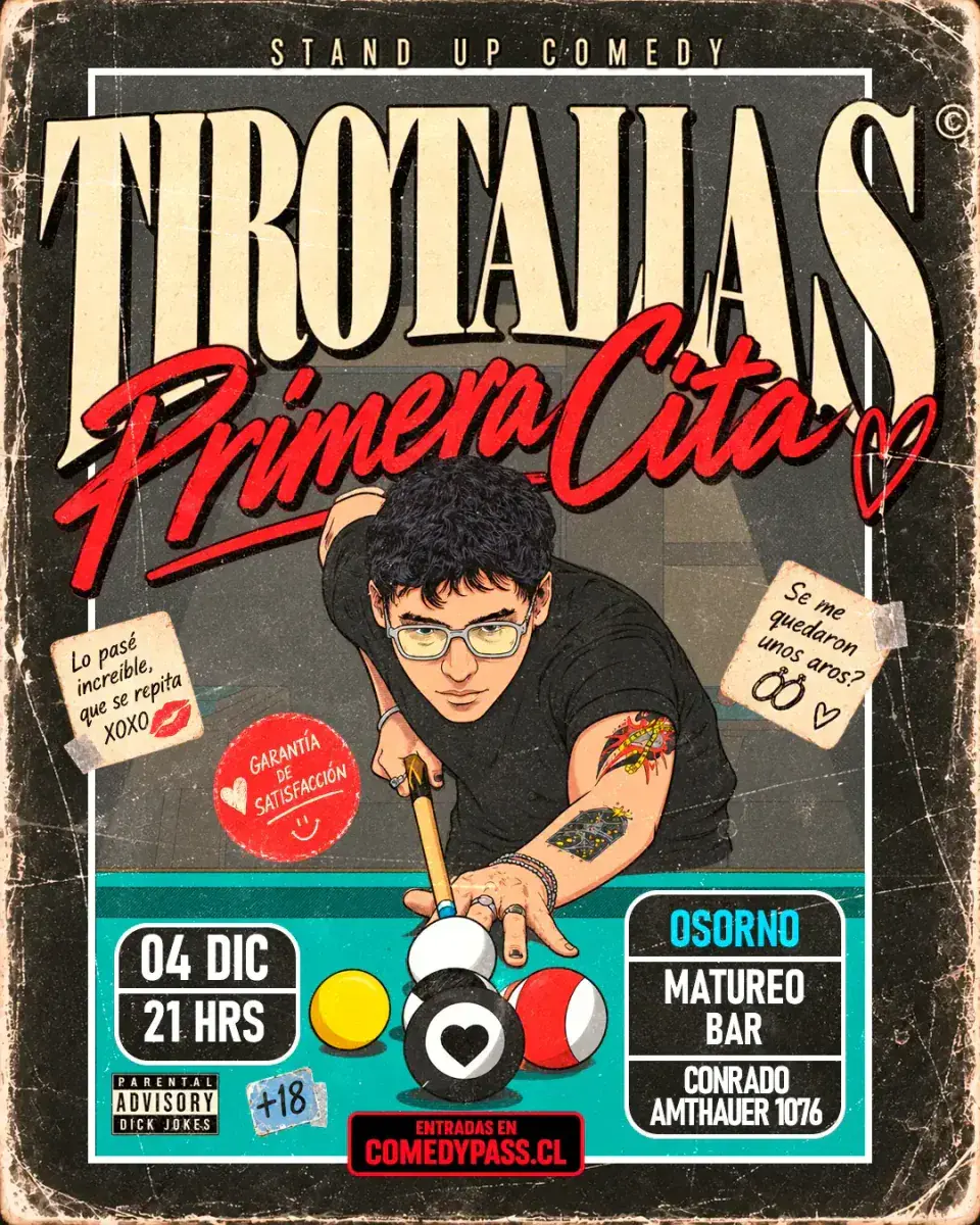 TIROTALLAS 4 DICIEMBRE 21:00 HRS. MATUREO BAR – OSORNO