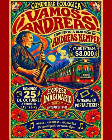 ¡VAMOS ANDREAS! EN EXPRESO IMAGINARIO, PEÑALOLÉN
