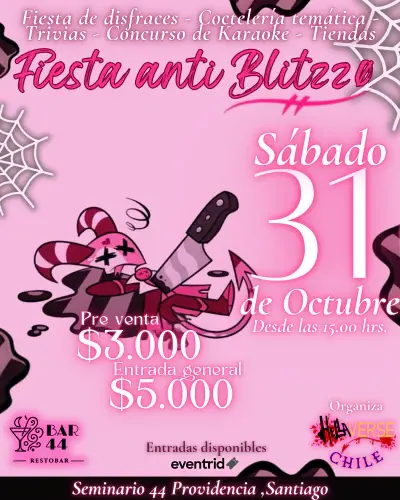 Fiesta anti blitzø- Watch party helluva boss 3era temporada