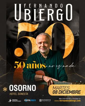 FERNANDO UBIERGO: 50 AÑOS NO ES NADA EN OSORNO