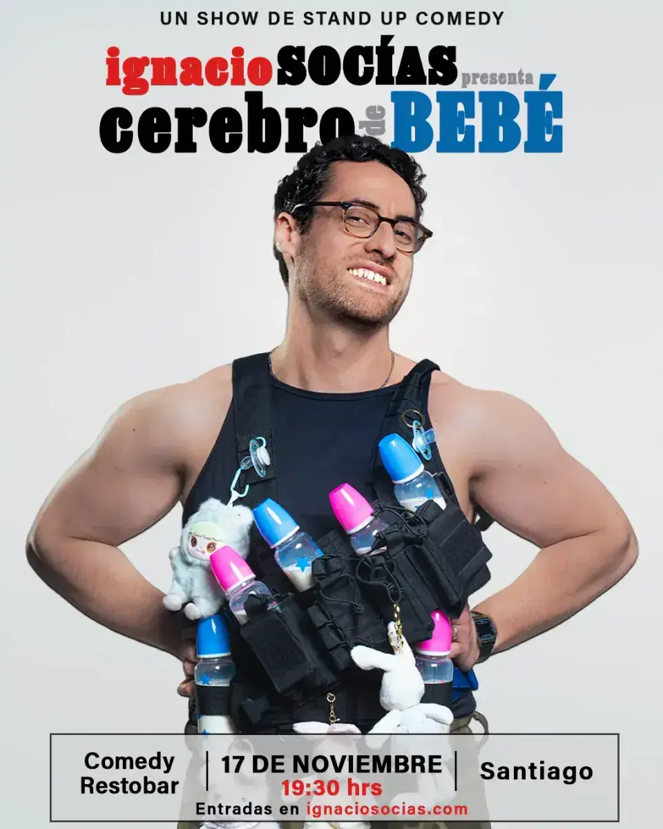 IGNACIO SOCIAS 17 NOVIEMBRE 19:30 HRS. COMEDY RESTOBAR