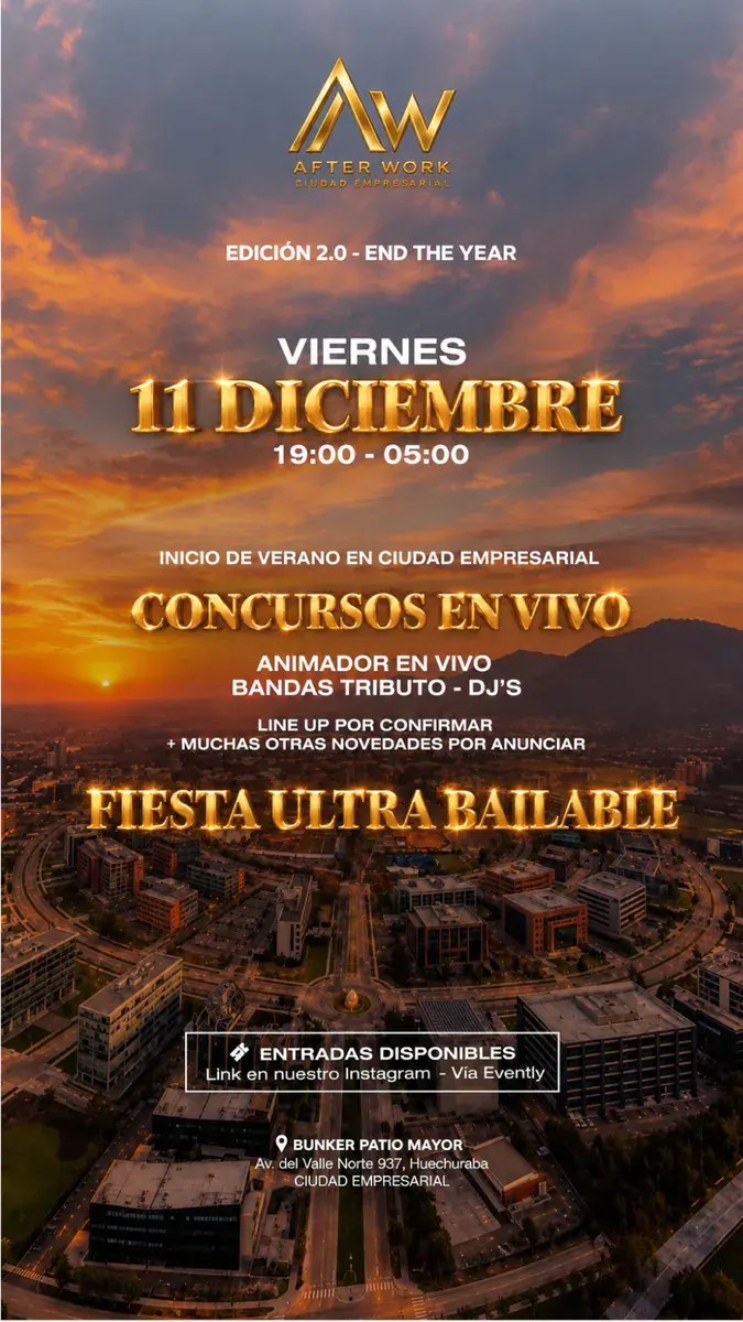 AFTER WORK 2.0 - END THE YEAR CIUDAD EMPRESARIAL