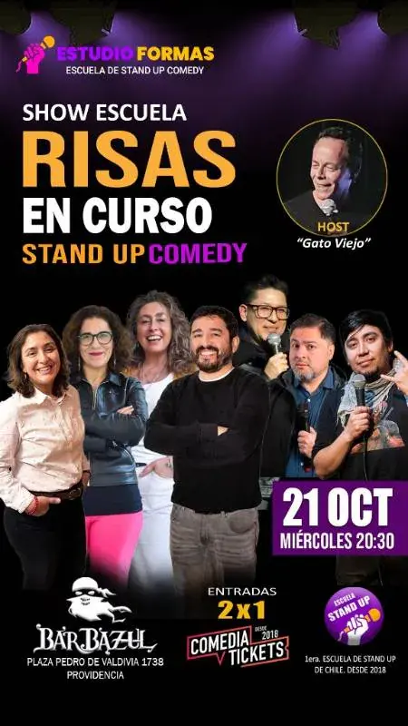 RISAS EN CURSO Escuela de Stand Up