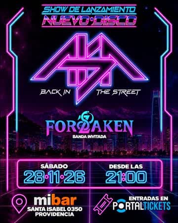 LANZAMIENTO BACK IN THE STREET: AISA + FORZAKEN EN MIBAR