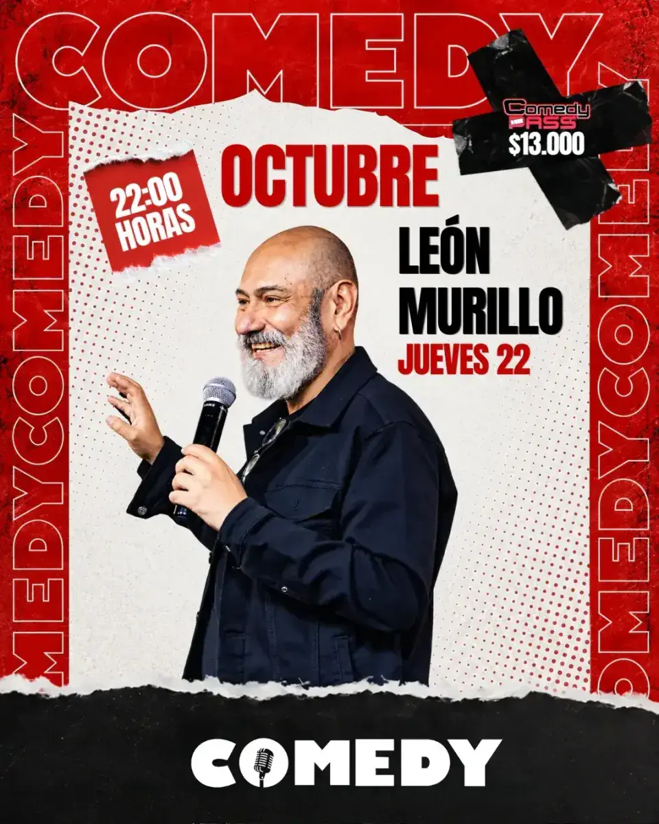 LEON MURILLO 22 DE OCTUBRE 22:00 HRS. COMEDY RESTOBAR