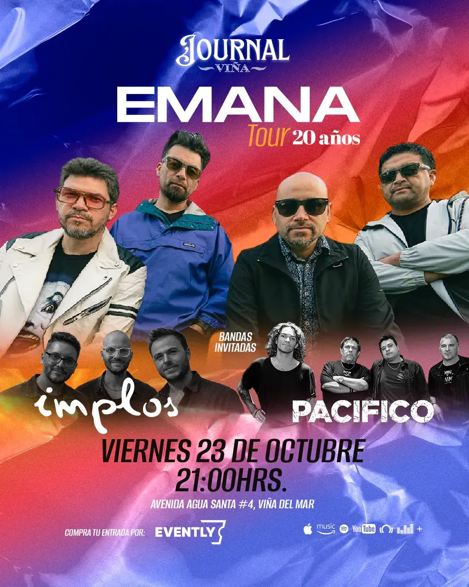 Emana Tour 2026 en Journal Viña