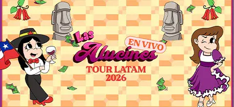 Las Alucines en Teatro Caupolicán