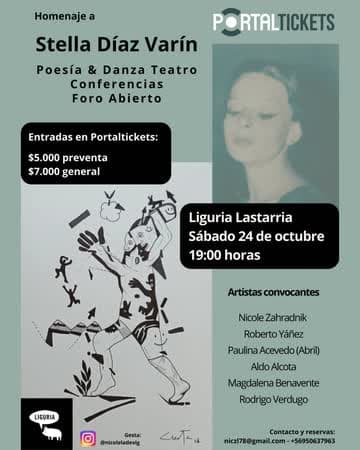 HOMENAJE A STELLA DÍAZ VARÍN EN LIGURIA LASTARRIA