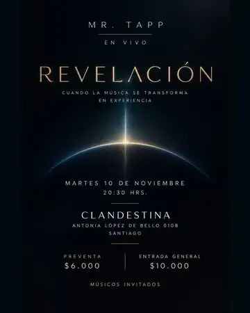 MR. TAPP EN VIVO EN COCINA CLANDESTINA ⚡