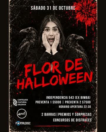 FLOR DE HALLOWEEN EN EX-BIMBA, VALDIVIA