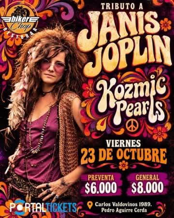 TRIBUTO A JANIS JOPLIN EN BIKER CHOP